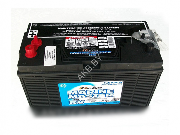 Deka DP31 Тягово-стартерная лодочная АКБ Deep Cycle серия MARINE MASTER