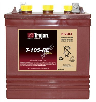 Trojan T105+ Deep Cycle Тяговая аккумуляторная батарея