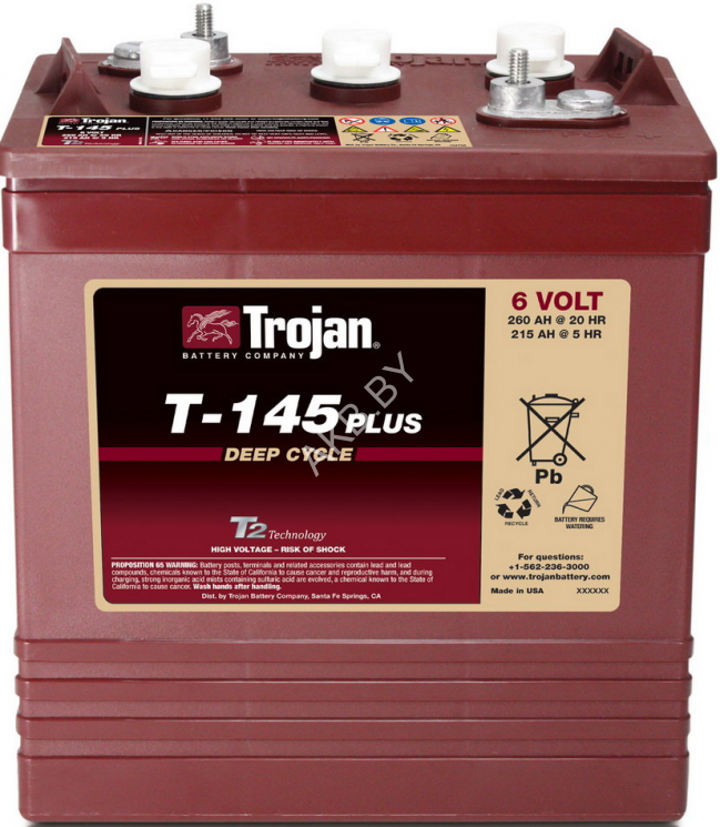 Trojan T145+ Deep Cycle Тяговая аккумуляторная батарея