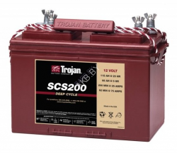 Trojan SCS200 Deep Cycle Тяговая аккумуляторная батарея ДЛЯ RV И ЛОДОЧНЫХ ЭЛЕКТРОМОТОРОВ c T2 Technology™